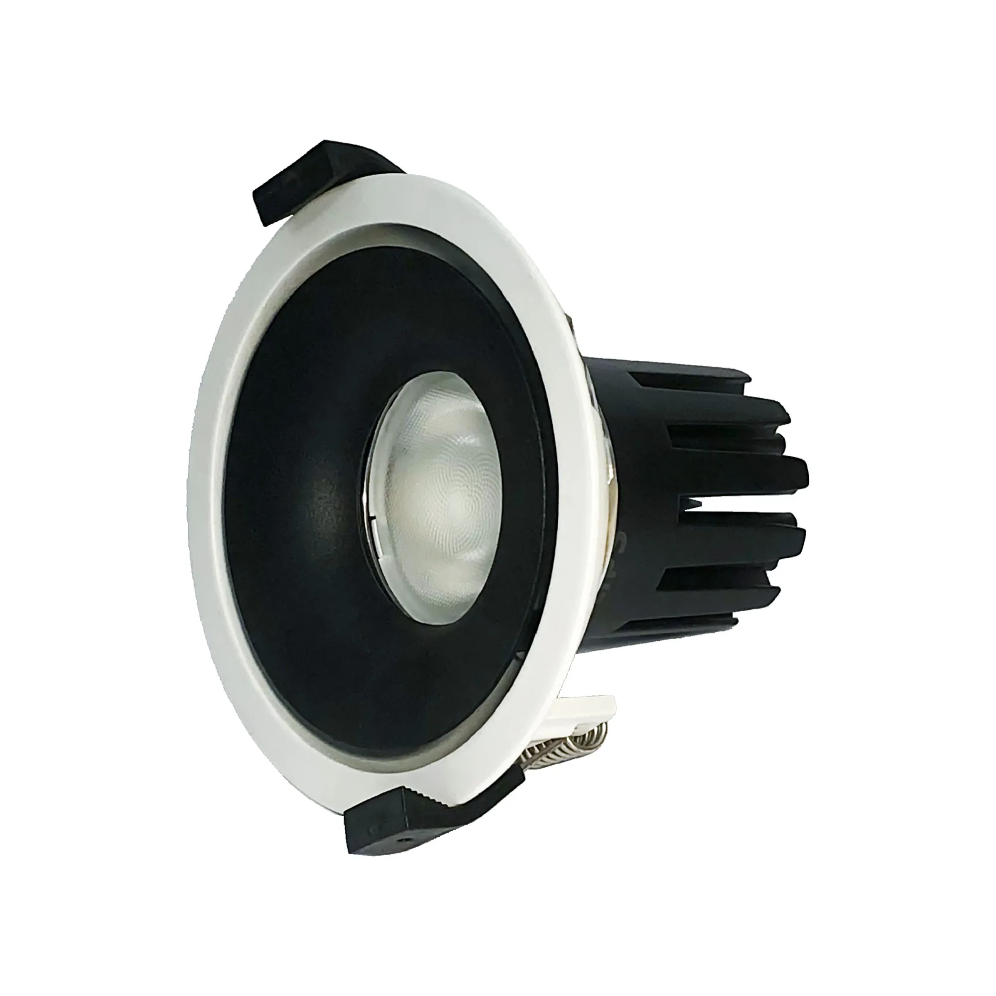 DM202587  Bolor 15 Powered by Philips 15W 1350lm 3000K 24° Engine, 350mA,White/Black,Fixed Recessed Round Spotlight,IP20.